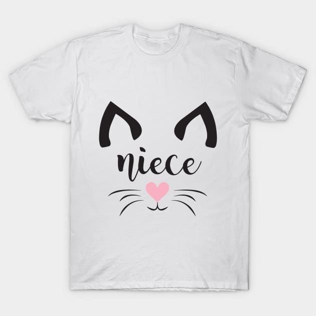 Cute Cat Niece T-Shirt by FuseTheory1